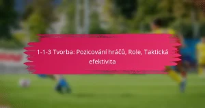 1-1-3 Tvorba: Pozicování hráčů, Role, Taktická efektivita