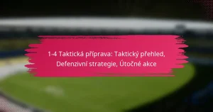 1-4 Taktická příprava: Taktický přehled, Defenzivní strategie, Útočné akce